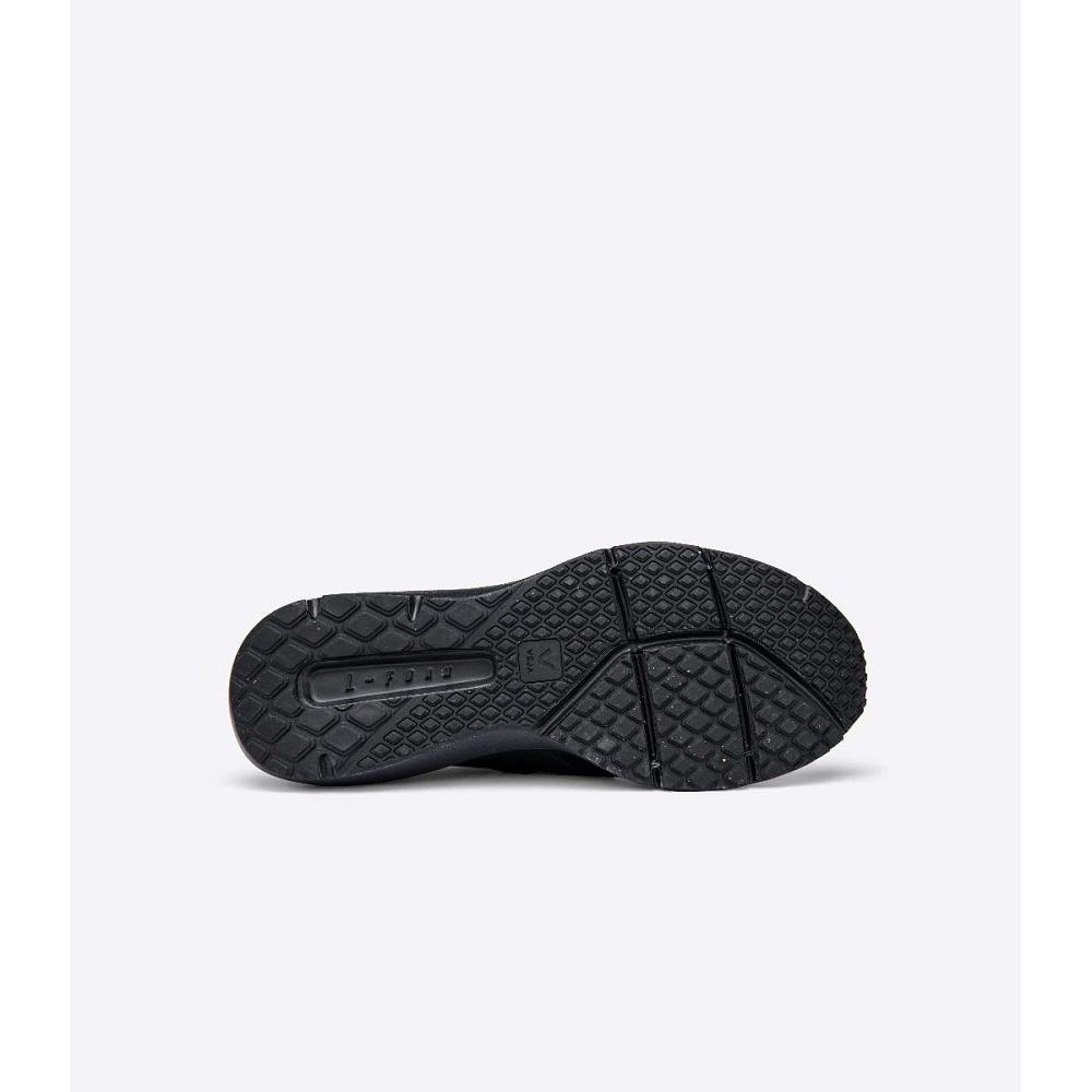 Pantofi Dama Veja V-KNIT X RICK OWENS Black/Grey | RO 545FDN